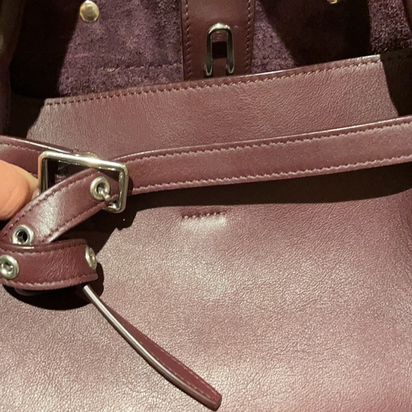 CELINE “Big Bag” burgundy size small. - Picture 5 of 9
